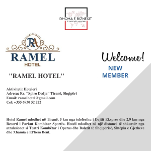 Welcome New Member – “RAMEL HOTEL “